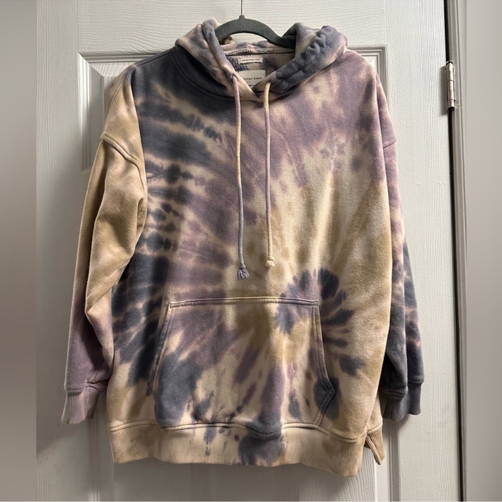 American Eagle Tie Dye Hoodie Size Small